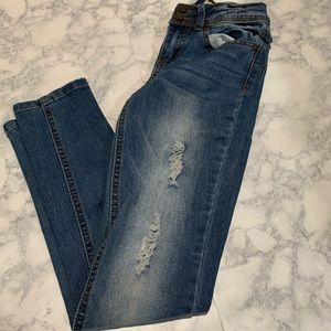 Indigo Rein ripped skinny jeans
